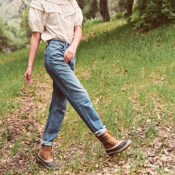 THE GREAT. The Slouch Taper Jean Raw Hem WOMEN 26 Made in USA CANOPY 100% COTTON - Picture 2 of 13